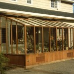 Attached wood greenhouse photos